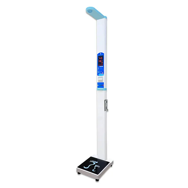 led display coin operated digital body scale for business bmi height and weight weight scale