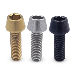 M5 and M6 Tapered Hex Head Bolts and Titanium Alloy Tapered Hex <b>Socket</b> <b>Screws</b> for Bicycle and Motorcycle Modifications - Product Image 3