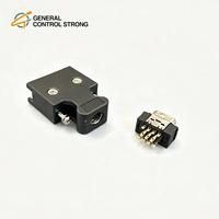Connecteurs adaptateurs ABS, accessoires de connecteurs classés IP20, connecteurs de câbles de signal, fils de contact plaqués or, composants de câbles