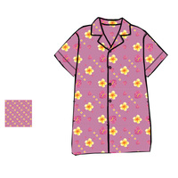 Vente en gros sur mesure Robe chemise hawaïenne d'été pour la plage Robes pour femmes grande taille 100% Robe chemise en rayonne pour femmes