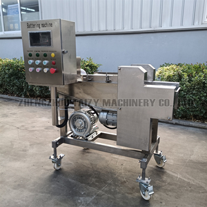 Máquina para Rebozar y Empanizar Croquetas, Sistema de Rebozado con Harina de Camarón, Máquina para Recubrir Hamburguesas y Empanadas de Carne - Product Image 3