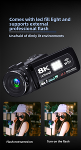 Caméra <span class=keywords><strong>de</strong></span> photographie <span class=keywords><strong>de</strong></span> la faune <span class=keywords><strong>de</strong></span> haute qualité avec zoom infini, batterie au lithium rechargeable, mode caméra web, diffusion en direct, caméscope, nouvelle arrivée - Product Image 4