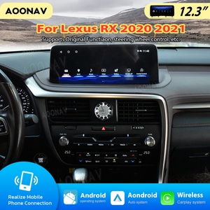 256G 12.3 Inch Car Radio for Lexus RX 2020 2021 Android Auto <b>Stereo</b> Multimedia GPS Video Carplay Player Head Unit Dual <b>System</b> - Product Image 2