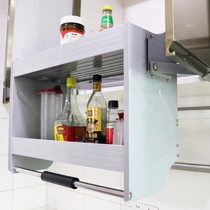 Đa chức năng nhà bếp lưu trữ kệ với Pull-down giỏ lưu trữ nhôm Board Loại tủ nâng giỏ - Product Image 4