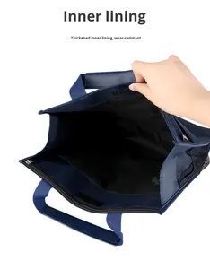 Cartella Portadocumenti A4 con Patta, Borsa Porta Documenti Elegante e Semplice per Studio e Ufficio - Product Image 4