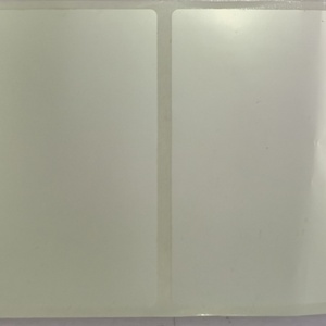 60# <b>White</b> BOPP Jumbo Label <b>Roll</b> 60mic Glossy <b>White</b> PP with Frozen Adhesive 60g <b>White</b> Glassine <b>Paper</b> - Product Image 6