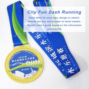Medallas Deportivas Personalizadas de Metal 3D con Baño de Oro Antiguo para Medallas de Premio de Medio Maratón, Triatlón, Carreras y Carreras Urbanas, Venta al por Mayor para Fabricantes - Product Image 4