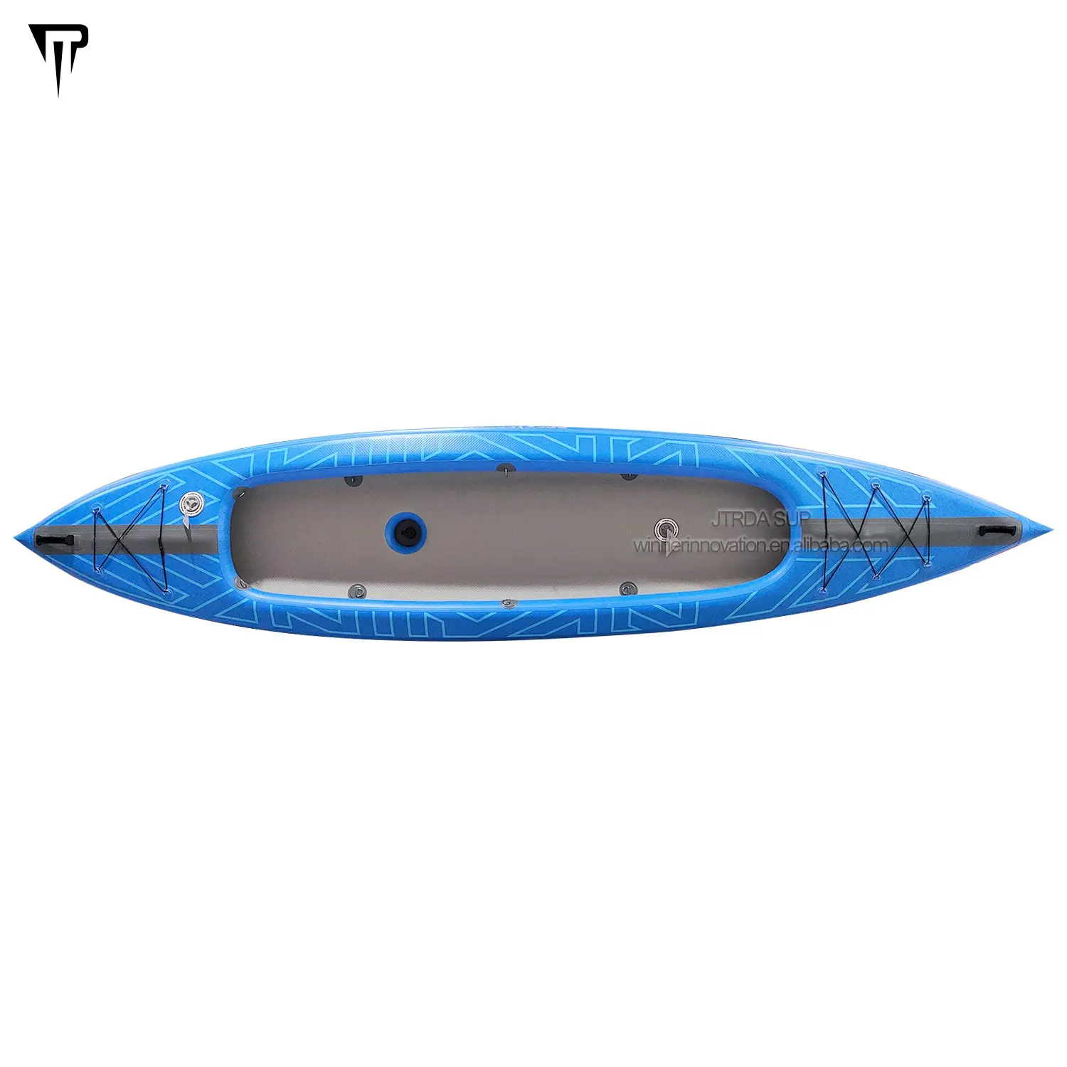 JTRDA kayak drop stitch 426cm kayak memancing kano tiup pvc murah pabrik Tiongkok 2 orang kayak jahit drop tiup