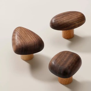 Nordic Kids houten kastgrepen Creatieve Cartoon Pebble-lade trekt natuurlijke houten knoppen voor kinderkamerkast - Product Image 4