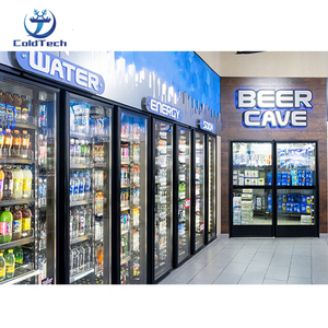 Cámara Frigorífica Exhibidora para Bebidas con Puerta de Cristal, Cuarto Frío y Congelador de Almacenamiento - Product Image 3