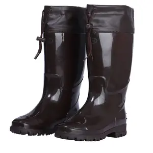 Oil resistant waterproof very cheap men lightweight pvc glitter rain boots for work