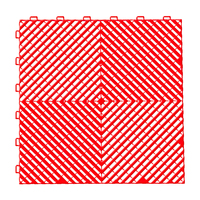 Dalles de sol de garage en PP durables 400x400x18mm, antidérapantes, modulaires, en plastique emboîtable