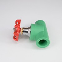 Vanne à vanne en plastique PPR Offre Spéciale toutes sortes de produit d'approvisionnement en eau de matière première avec la structure d'arrêt
