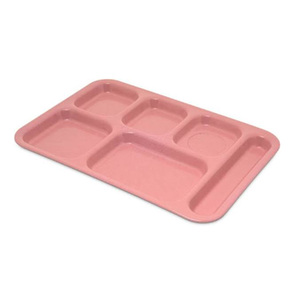 Plateaux multi-compartiments en mélamine pour restaurants et restauration rapide, idéaux pour l'agencement des portions alimentaires (version droitier) - Product Image 5