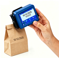 Imprimante jet d'encre portable Yaomatec 12,7 mm économique pour date d'expiration et numéro de lot, machine à jet d'encre pour bouteilles en plastique et papier