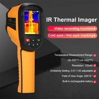 Capteur intelligent ST8550 Imageur thermique IR rechargeable Caméra d'imagerie thermique portable avec écran LCD 2.8 pouces-25 ~ 550 Temp. Gamme