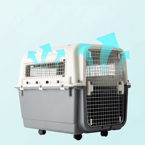 กรงสัตว์เลี้ยงแบบพกพาขนาดใหญ่พิเศษ - กล่องใส่สุนัขสำหรับเดินทางที่ได้รับการรับรองจากสายการบิน ทนทาน แข็งแรง สำหรับการขนส่ง มีจำหน่ายในราคาขายส่งจำนวนมาก - Product Image 3