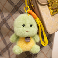 Porte-clés en peluche Capybara de la série Animaux, parfumé, mignon, mini poupée en coton PP, vente en gros