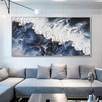 Peint à la main or épais Art peinture à l'huile affiche chambre décoration moderne peinture à l'huile mur Art luxe décoration de la maison
