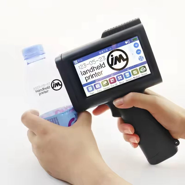 M10 Handled Inkjet Printer Logo Portable Print Code Numbering Machine Handheld Ink Printer Mobile Metal Hand Held Printer
