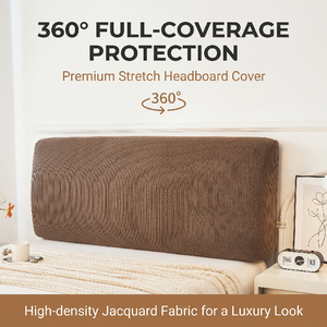 Copritestata <span class=keywords><strong>Universale</strong></span> Elastico in Maglia Jacquard Multimisura, Copertura Antipolvere, Rinnovamento e Restauro <span class=keywords><strong>Testata</strong></span> <span class=keywords><strong>Letto</strong></span> - Product Image 2