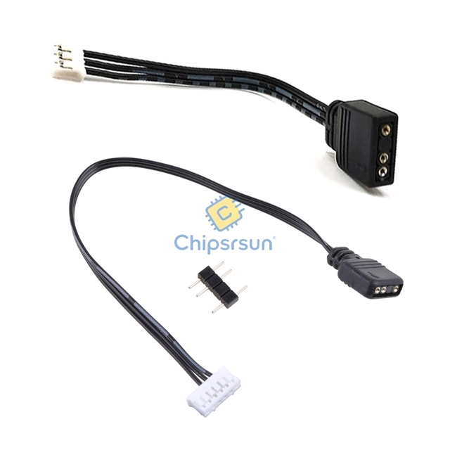 Fan Controller Adapter Cable 5V 3 pin To 4 pin/ 6 pin Converter 5V ARGB