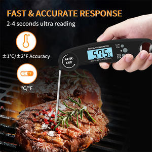 Профессиональный термометр для мяса, водонепроницаемый, мгновенное считывание, цифровой кухонный гриль, термометр для мяса для барбекю, приготовления пищи - Product Image 3