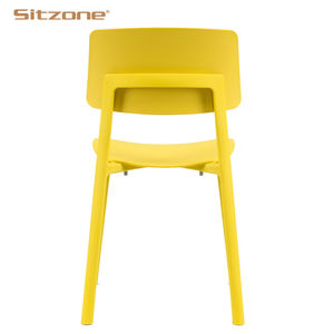 Muebles para el hogar de alta calidad, <span class=keywords><strong>silla</strong></span> de malla de plástico de diseño moderno, asiento de comedor PP, <span class=keywords><strong>silla</strong></span> de cafetería de plástico apilable - Product Image 1