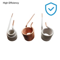 Cabezal de Calentamiento por Inducción de Cobre Redondo Profesional para Estaciones de Soldadura de Metales a Pequeña Escala y Mantenimiento de Hardware