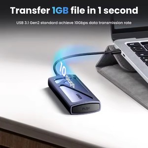 UGREEN M2 SSD чехол M.2 NVMe PCIe 10 Гбит/с USB C 3,2 Gen2 SSD корпус инструмент-Бесплатный внешний SSD адаптер поддерживает M и B & M ключи - Product Image 4