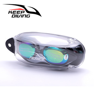 Lunettes de natation sur ordonnance SG-861P, lentilles miroir, revêtement PC, ajustement universel pour hommes et femmes - Product Image 5