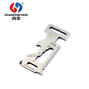 शार्क डिजाइन चाबी की अंगूठी सलामी बल्लेबाज पेचकश षट्भुज रिंच मिनी अस्तित्व बहु उपकरण कार्ड चाकू - Product Image 2