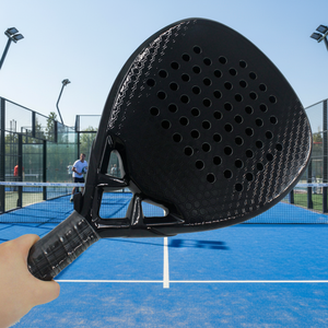<span class=keywords><strong>Precio</strong></span> DE FÁBRICA DE MOQ bajo Diseño personalizado Full Carbon 3K 12K 18K Carbon Tennis Paddle Raquetas - Product Image 1