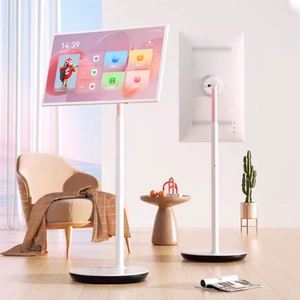 Televisor Portátil FDS de 32 Pulgadas con Pantalla Táctil LCD LED Inteligente para Interiores, Android 10, Color Blanco - Product Image 2