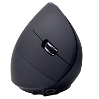Mouse Vertikal Nirkabel 800 1200 1600 DPI 6 Tombol Ergonomis 2.4G  Gaming PC Komputer