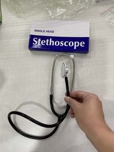Fabricants Vente en gros stéthoscope en acier inoxydable pour médecins hospitaliers Stéthoscope de cardiologie OEM Stéthoscope à <span class=keywords><strong>double</strong></span> tête - Product Image 5