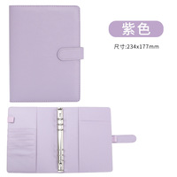 En stock – Carnets à couverture en cuir A5 personnalisables, classeurs à feuilles mobiles, journaux, agendas pour étudiants, bureau et école