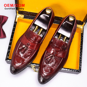 OEM <strong>Custom</strong> Business Formal Genuine Leather Cowhide Pointed Toe Shoes Men's European American Style Slip-on <strong>Loafers</strong> Comfort - Product Image 3