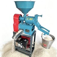 Décortiqueuse automatique de céréales sèches et moulin à riz combiné 700-1000 kg/h pour maïs, soja, blé, café – Idéal pour la maison et la ferme