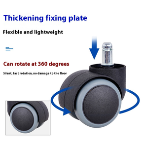 Moderne 50mm Bürostuhl-Möbelrollen <span class=keywords><strong>Nylon</strong></span>-Rollenteile mit Stil für Wohnzimmer-Accessoires - Product Image 3