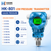 Transmetteur de Pression HK-801 4-20mA avec Affichage LED LCD IP65, Capteur Industriel OEM ODM pour la Surveillance des Liquides, Huiles Hydrauliques et Gaz