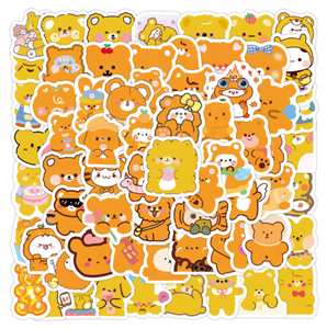 100 Miếng Dán Trang Trí Chống Thấm Nước Hoạt Hình Hàn Quốc Dễ Thương Cho Máy Tính Xách Tay Tường Máy Tính Xách Tay Gói Nhãn Dán Tùy Chỉnh Bằng PVC - Product Image 2
