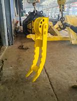 Pince hydraulique personnalisée Q355B de 26-40 tonnes pour projet de génie hydraulique, grappin pour gabions, FOB Qingdao