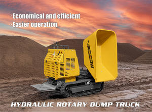 Mini Dumper Crawler Petit camion de Transport sur chenilles en caoutchouc Mini Dumper chenillé Rotation de levage - Product Image 6