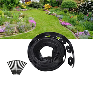 Garden Waterproof Glossy Finish Flexible Plastic Edging Border Grass <b>Stone</b> Isolation Belt for Garden <b>Landscape</b> Art Deco - Product Image 1