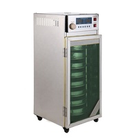 Roestvrijstalen Roterende Fruitdroger Machine Vleeskruiden Pinda Papaja Guave Perzik Dehydrator Machine