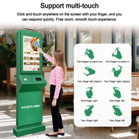 Kiosque interactif à écran tactile capacitif Android de 21,5 pouces, sur pied, en libre-service, accessible