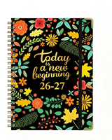 Cuaderno Planificador Espiral Azul Mármol con Separadores de Páginas para Material Escolar Personalizado y Suministros de Oficina al por Mayor