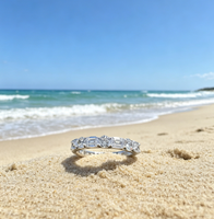 Bague géométrique en argent sterling 925 à la mode pour femmes, empilable, vendable en gros, polyvalente pour un usage quotidien