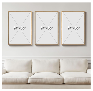 Grande Quadro Astratto in <span class=keywords><strong>Bianco</strong></span> <span class=keywords><strong>e</strong></span> <span class=keywords><strong>Nero</strong></span> con Cornice per Soggiorno, Set di 3 Stampe su Tela in Stile Boho per Pareti - Product Image 4
